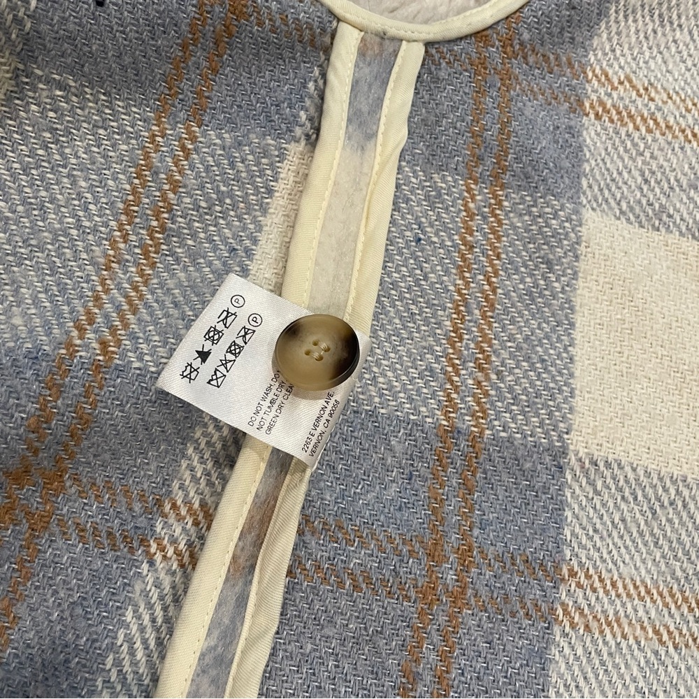 REFORMATION Ainslie checkered coat - Picture 7 of 9